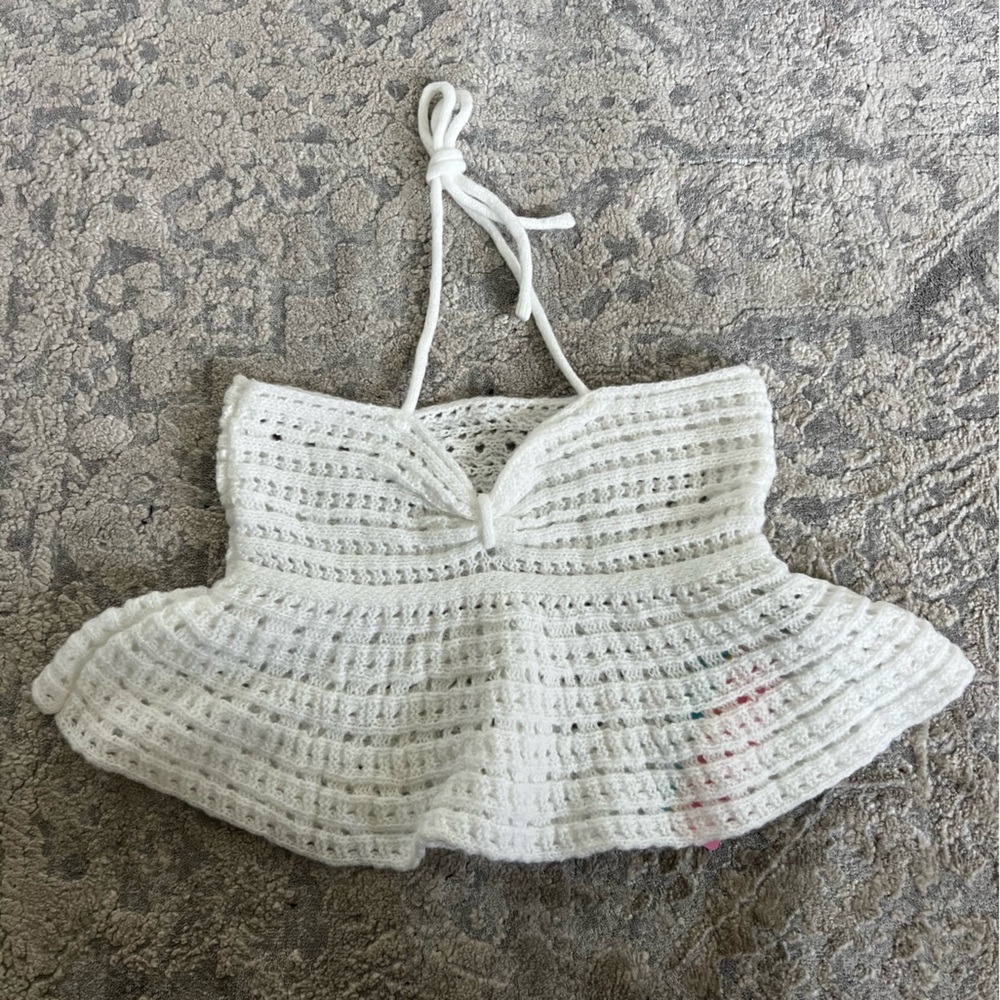 SHEIN Soft White Knit Sweater